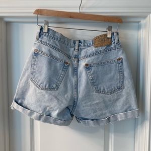 Gap Denim High Waisted Cuff Shorts 26